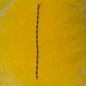 14k gold and sapphire bracelet